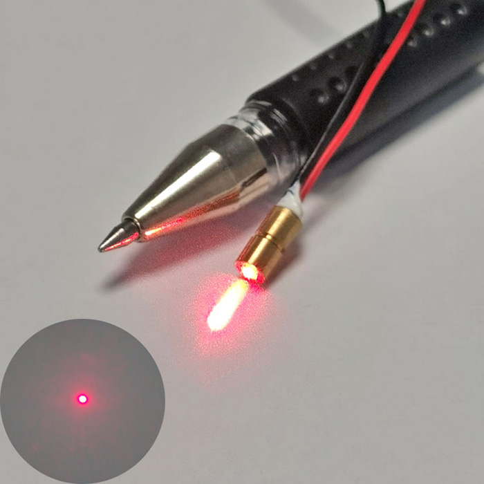 Φ3.6×9mm Ultra Small Size 650nm 10mW Red Dot Laser Module Laser Locator - Click Image to Close